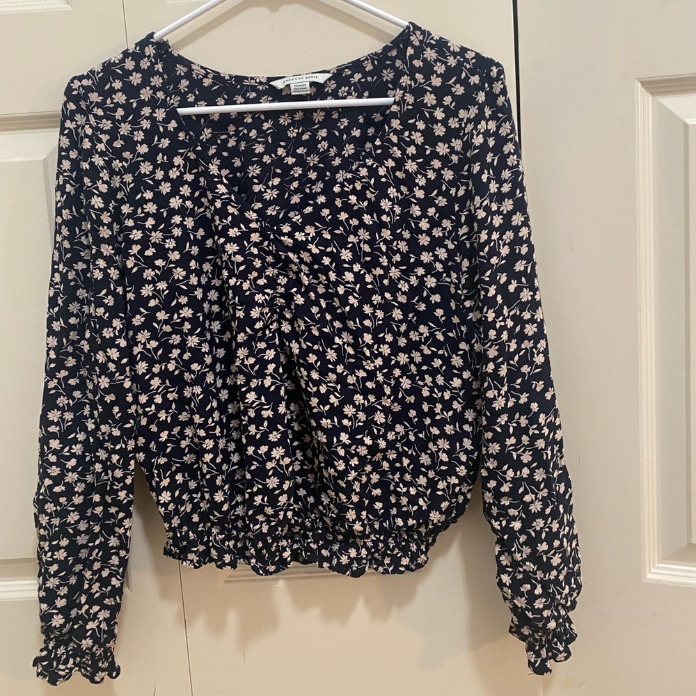 Long Sleeve American Eagle Blouse